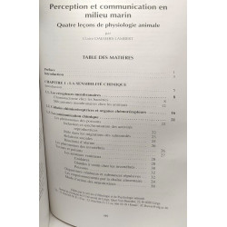 Perception et communication en milieu marin quatre leçons de...