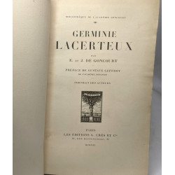 Germinie Lacerteux - Préface de Gustave Geffroy