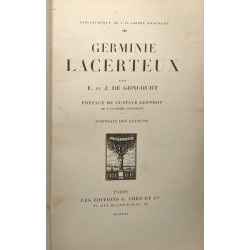 Germinie Lacerteux - Préface de Gustave Geffroy