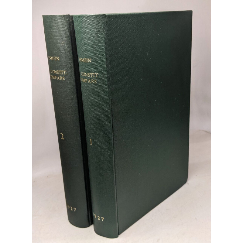 Eléments de droit constitutionnel français et comparé - TOME I: La...