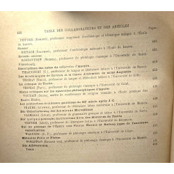 Mélanges Boissier - recueil de mémoires concernant la littérature...