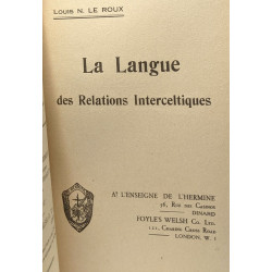 La langue des Relations Interceltiques