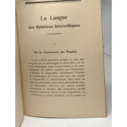 La langue des Relations Interceltiques