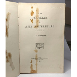 Les fouilles en Asie antérieure à partir de 1843