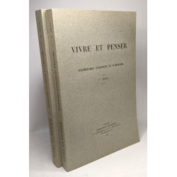 Vivre et penser - recherches d'exégèse et d'histoire - SERIE I...