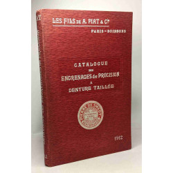 Catalogue spécial des engrenages de précision à denture taillée -...