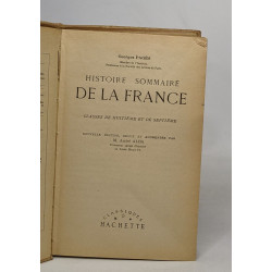 Histoire sommaire de la France / classes de huitième et de septième