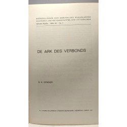 De Ark der Verbonds / akademie van wetenschappen AFD. Letterkunde...