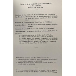 Les cahiers Binchois --- revue de la société d'archéologie et des...