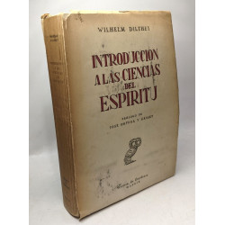 Introducción a las ciencias del espíritu