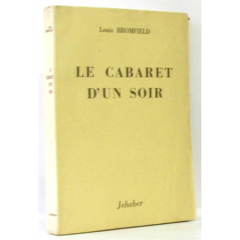 Le cabaret d'un soir