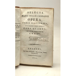 Selecta marci tullii ciceronis opera notis illustrata et in...