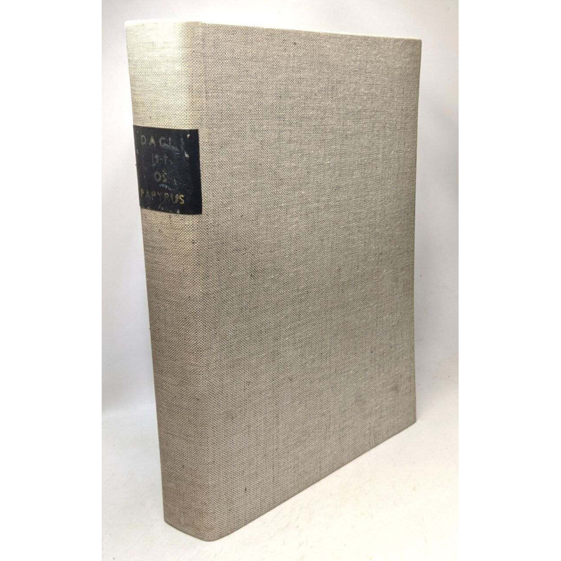 Dictionnaire d'Archéologie chrétienne et de liturgie - TOME...