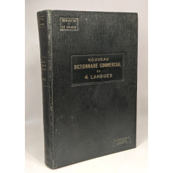 Nouveau dictionnaire commercial en 4 langues -...