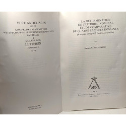 La détermination de l'attribut nominal - étude comparative de...