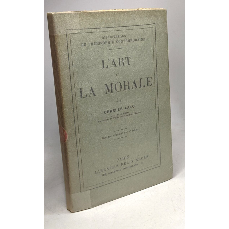 L'art et la morale
