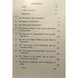 The fall of the German Republic a political study