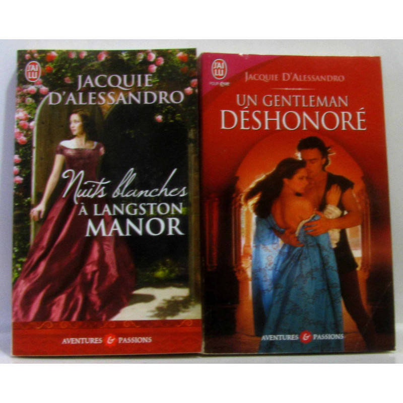Minuits blanches à langston Manor + un gentleman Déshonoré, deux...