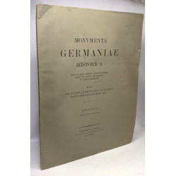 Monumenta germaniae historica inde ab anno christi qvingentesimo...