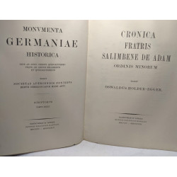 Monumenta germaniae historica inde ab anno christi qvingentesimo...