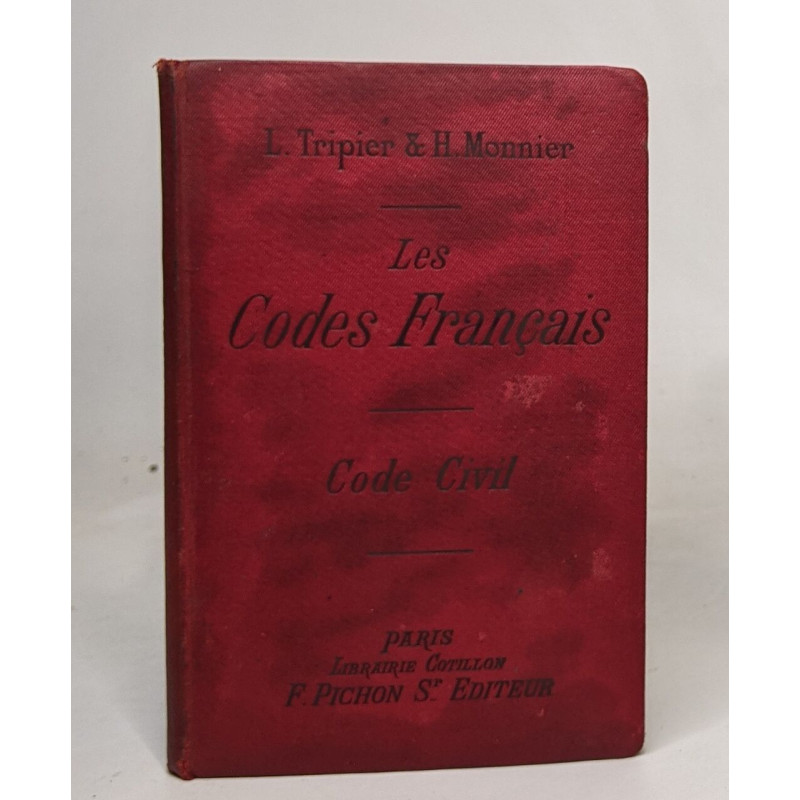 Les codes français collationnés sur les textes officiels