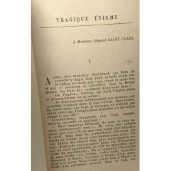 Tragique énigme