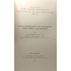 Royal inscriptions and fragments from Nippur and Babylon / The...