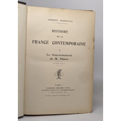Histoire de la france contemporaine: 4 tomes