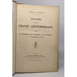 Histoire de la france contemporaine: 4 tomes