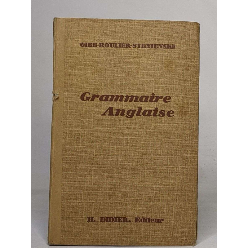 Grammaire anglaise