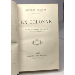 En colonne - récits de guerre de chasse et d'exploration