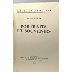 Portraits et souvenirs / essais et mémoires