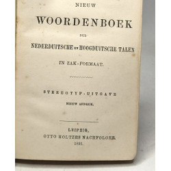 Nieuw woordenboek der nederduitsche en hoogduitsche talen in...