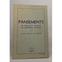 Pansements de quelques traumas ou affections sportives