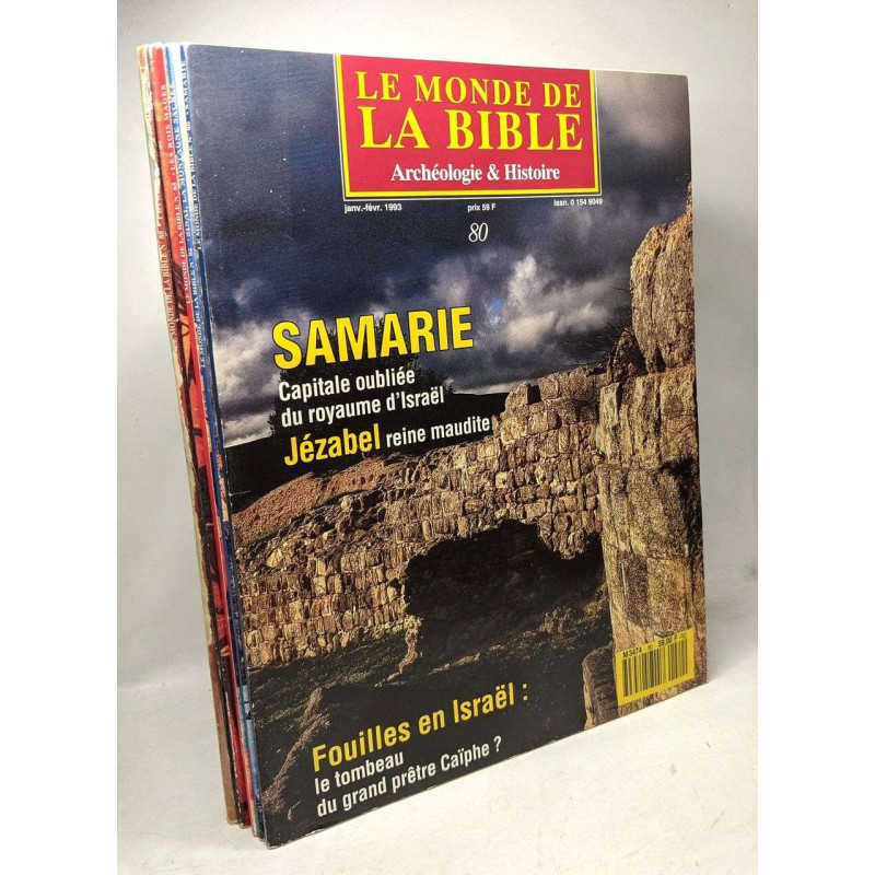 Le monde de la bible 5 numéros non-consécutifs: 80 - 82 - 85 - 87...