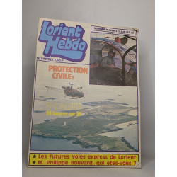 Lot de 22 numéros de la revue "Lorient hebdo": Numéros 1 à 14 -...
