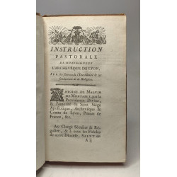 Instruction pastorale de monseigneur l'archevêque de Lyon sur les...