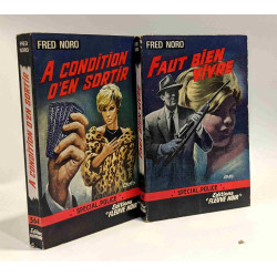 Faut bien vivre + A condition d'en sortir --- 2 livres