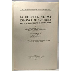 La philosophie politique espagnole au XVIIe siècle dans ses...