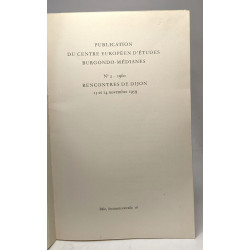 Rencontres de Dijon 13 et 14 novembre 1959 / n°2 1960 ---...
