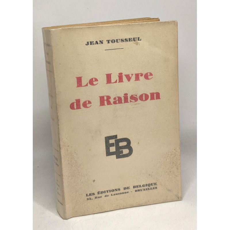 Le livre de raison