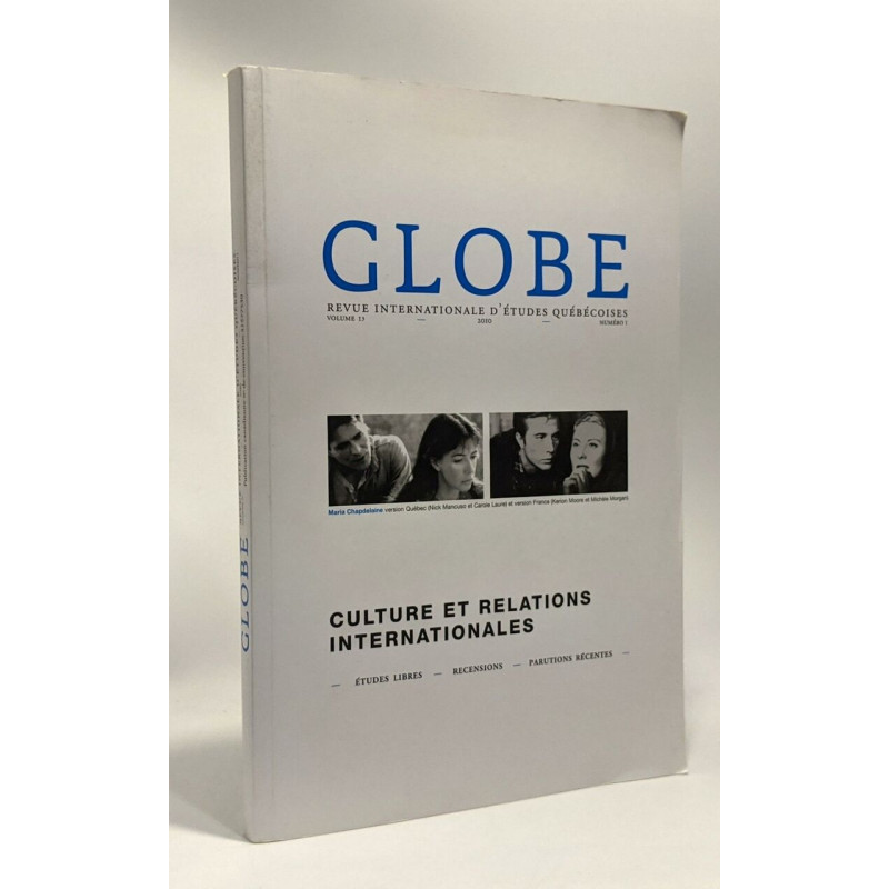 Culture et relations internationales - Globe revue internationale...