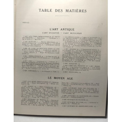 L'art des origines à nos jours - tome premier et second - préface...