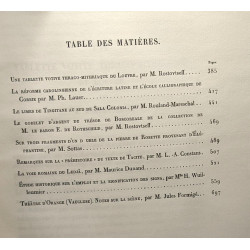 TOME XIII - deuxième partie - Mémoires présentés par divers...