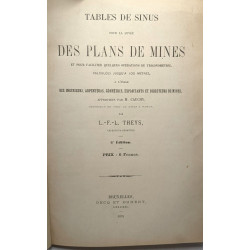 Tables de sinus pour la levée des plans de mines et pour faciliter...