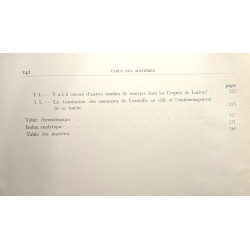 La tombe du pape Corneille et sa région cémétériale / Roma...