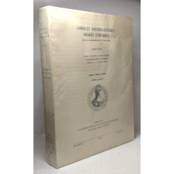 Annales archéologiques arabes syriennes - Orient Grèce et Rome...