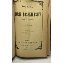 Journal de Marie Bashkirtseff - TOME PREMIER ET SECOND