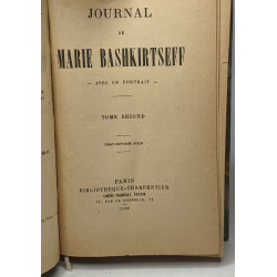 Journal de Marie Bashkirtseff - TOME PREMIER ET SECOND