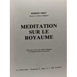 Méditation sur le royaume - outil pour le cours de religion...